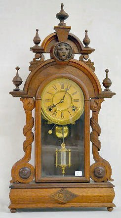 Ansonia "Illinois" 8 Day T & S Shelf Clock — Antique Clocks Price Guide