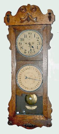 New Haven "Rutland" Calendar Clock — Antique Clocks Price Guide