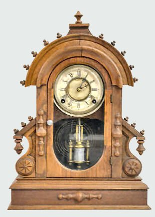 Gilbert Walnut "Baronet" Shelf Clock — Antique Clocks Price Guide