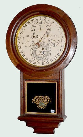 Gale's Patent Calendar Clock, Re-Issue — Antique Clocks Price Guide