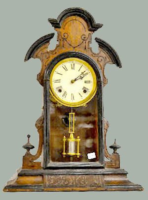 Kroeber "Japanese" 8 Day T & S Shelf Clock — Antique Clocks Price Guide