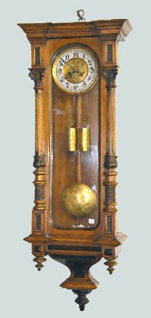 Ornate 2 Weight Vienna Regulator Clock — Antique Clocks Price Guide