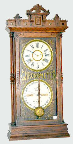 Ithaca "No. 6 1/2 Shelf Belgrade" Calendar Clock — Antique Clocks Price Guide