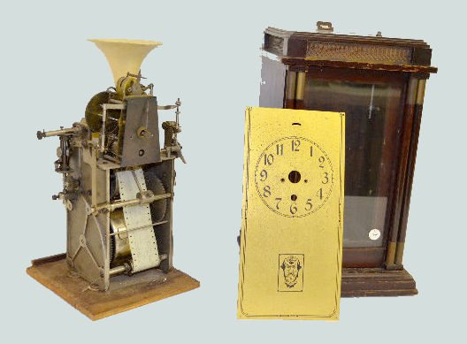 German Talking Clock Case & Parts — Antique Clocks Price Guide
