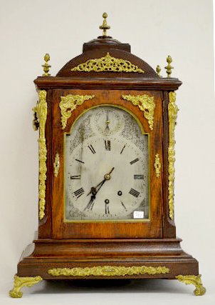 8 Bell English Bracket Clock, St. Michaels Chime — Antique Clocks Price Guide