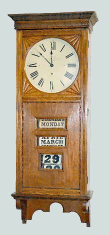 Prentiss "Standard" with Calendar Clock — Antique Clocks Price Guide