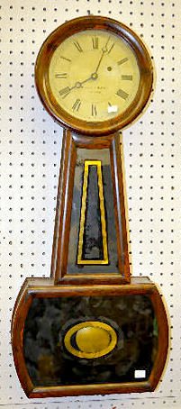 Howard & Davis Wt. Driven Banjo No. 4 Clock — Antique Clocks Price Guide