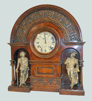 Seth Thomas Carved Arch Statue Clock — Antique Clocks Price Guide