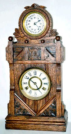 Jerome & Co. Cabinet No. 4 Calendar Clock — Antique Clocks Price Guide