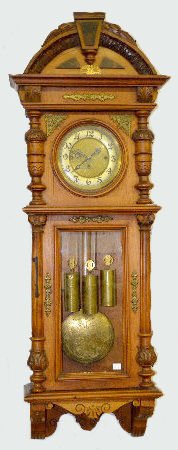 German 3 Weight Grand Sonnerie Regulator — Antique Clocks Price Guide