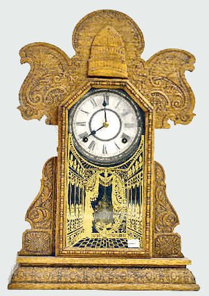 Ingraham Oak "Capitol" Kitchen Clock — Antique Clocks Price Guide