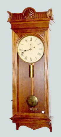Seth Thomas Weight Driven Regulator Clock — Antique Clocks Price Guide