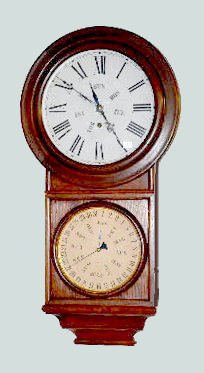 Welch Spring & Co. Round Top Calendar No. 4 Clock — Antique Clocks Price Guide