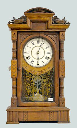 Seth Thomas Walnut "Hecla" Shelf Clock — Antique Clocks Price Guide