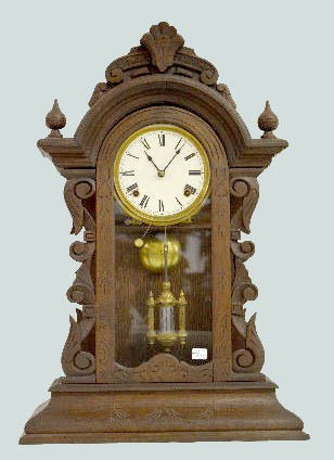 Ansonia Walnut "Fifth Avenue" Shelf Clock — Antique Clocks Price Guide
