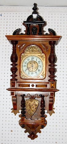 German Free Swinger Wall Clock — Antique Clocks Price Guide