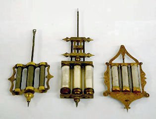 3 Antique 3 Cylinder Clock Pendulums — Antique Clocks Price Guide