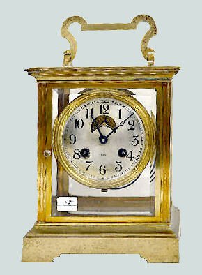 7 Jewel American Made Crystal Regulator Clock — Antique Clocks Price Guide
