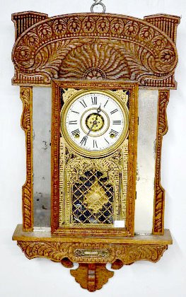 Ingraham "Atlantic Variant" Hanging Kitchen Clock — Antique Clocks Price Guide