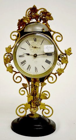 Rare Ansonia Shaving Mirror Alarm Clock — Antique Clocks Price Guide