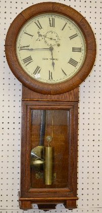 Seth Thomas Oak Regulator No. 2 Clock — Antique Clocks Price Guide