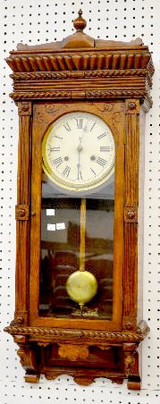 Waterbury "Leeds" Wall Clock — Antique Clocks Price Guide