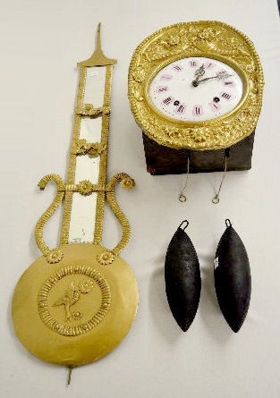 French Mobier Wall Clock — Antique Clocks Price Guide