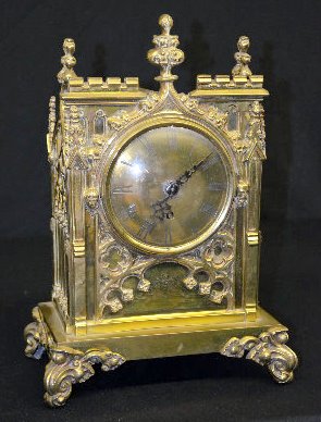 Antique French Gothic Shelf Clock — Antique Clocks Price Guide