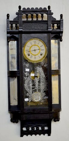 Ansonia "Reflector" Mirror Side Wall Clock — Antique Clocks Price Guide