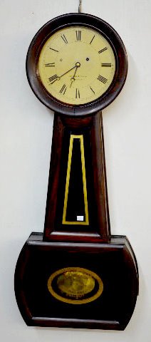 Howard & Davis No. 2 Weight Driven Banjo Clock — Antique Clocks Price Guide