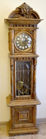 Gazo "Rancho Bernardo" Alder Grandmother Clock — Antique Clocks Price Guide