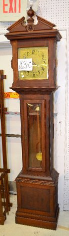 Ithaca Brass Dial Grandfather Clock — Antique Clocks Price Guide