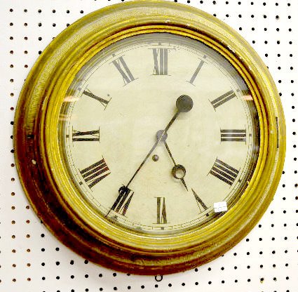 E. Ingraham Round Gesso Gallery Clock — Antique Clocks Price Guide