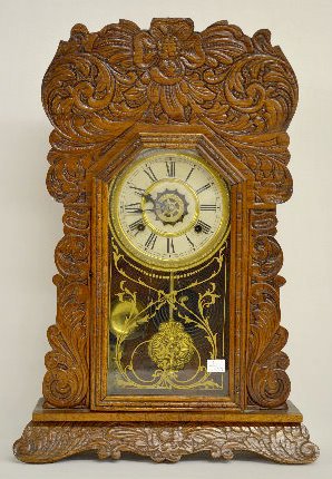 Waterbury "Brighton" Oak Kitchen Clock — Antique Clocks Price Guide