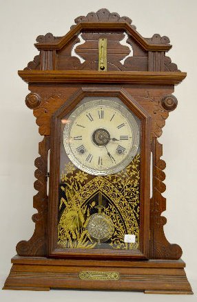 Seth Thomas Walnut Kitchen Clock — Antique Clocks Price Guide