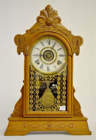 Gilbert "Calypso" Walnut Kitchen Clock — Antique Clocks Price Guide