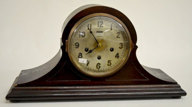 Ansonia Tambour WMC Chiming Mantel Clock — Antique Clocks Price Guide