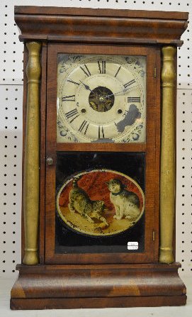 Seth Thomas Rosewood Gilt Column Shelf Clock — Antique Clocks Price Guide