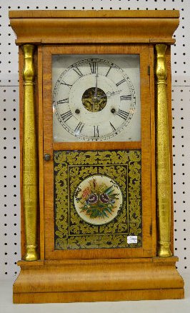 Seth Thomas Rosewood Gilt Column Shelf Clock — Antique Clocks Price Guide