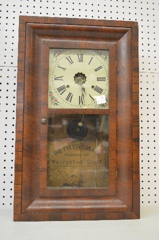 Seth Thomas Rosewood Veneer Ogee Clock — Antique Clocks Price Guide