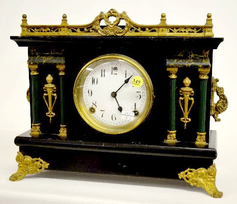 Sessions "Wellington" Enameled Mantel Clock — Antique Clocks Price Guide