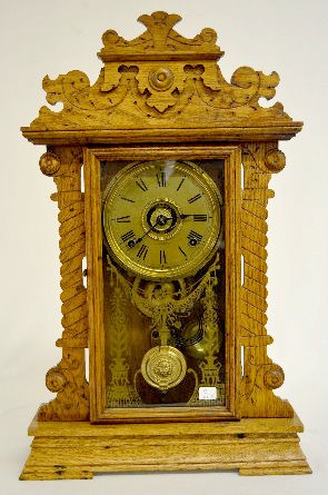 Seth Thomas "Capitol No. 1095" Oak Kitchen Clock — Antique Clocks Price Guide