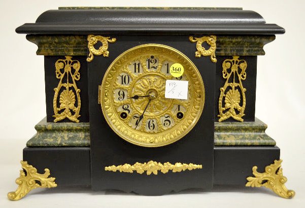 Seth Thomas Mantel With Chariot & Horses — Antique Clocks Price Guide