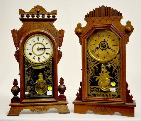 2 Antique Kitchen Clocks, Ansonia & New Haven — Antique Clocks Price Guide