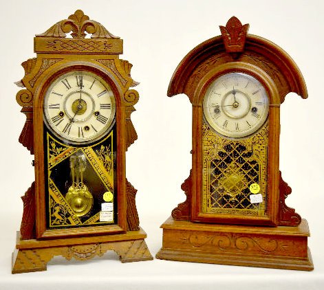 2 Antique Kitchen Clocks: New Haven & Waterbury — Antique Clocks Price Guide