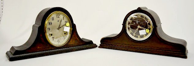 Gilbert & German Chiming Tambour Clocks — Antique Clocks Price Guide