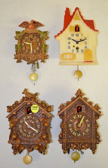3 Lux and 1 Keebler Pendulette Clocks — Antique Clocks Price Guide