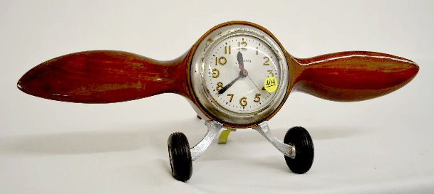 Session Propeller Shelf Clock, Electric — Antique Clocks Price Guide