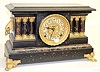 Ingraham "Columbus Variant" Wood Mantel Clock