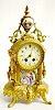 Gilbert No. 1751 Gilt & Porcelain Shelf Clock